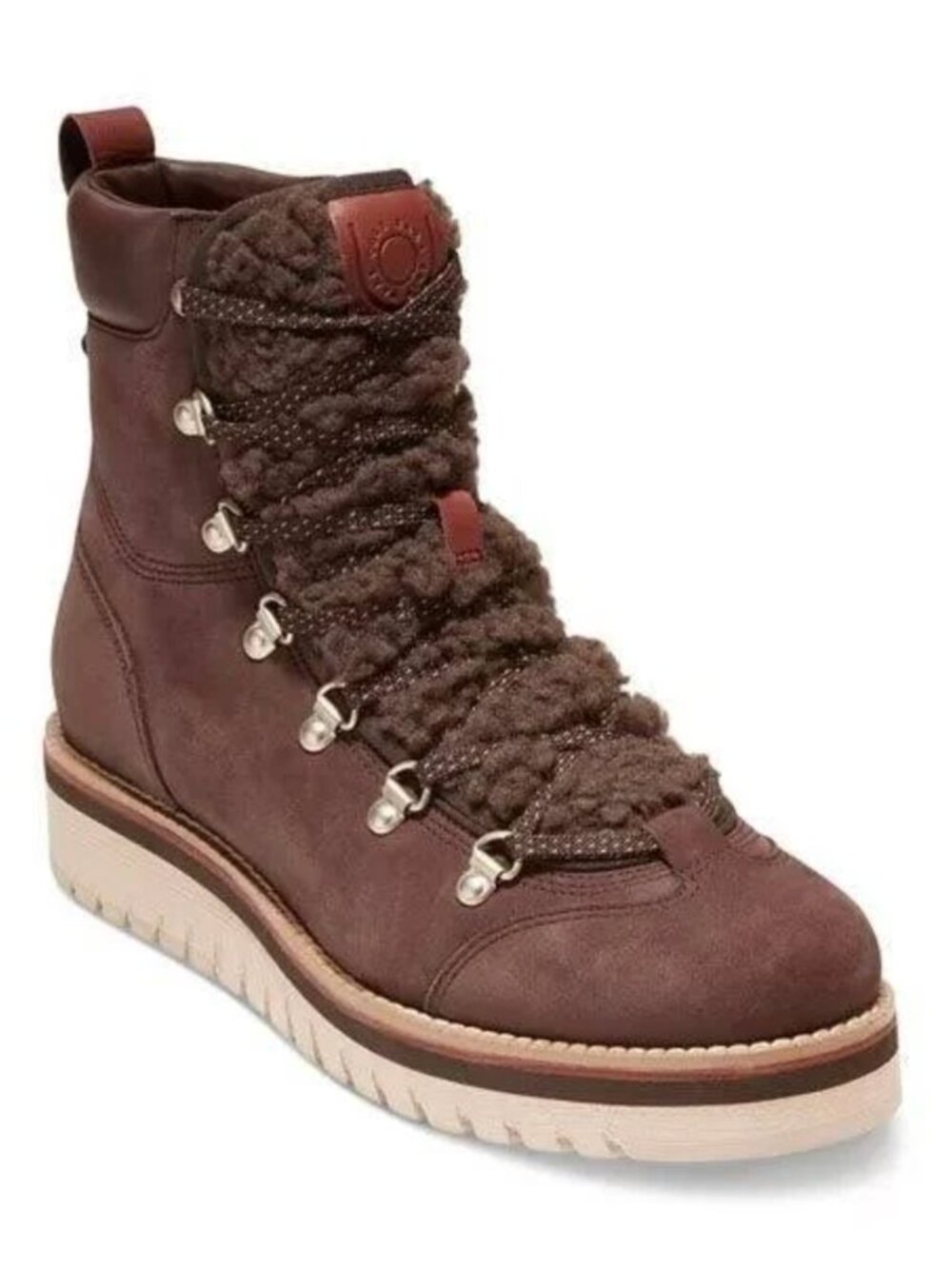 Cole Haan Women’s ZeroGrand Lodge Hiking Boots in Brown NWT